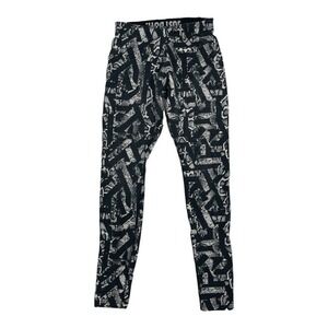 Nike Women’s Black White Snake Print Geometric Leggings Size Small S